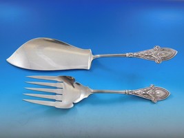 Italian by Tiffany &amp; Co. Sterling Silver Fish Serving Set 2pc Brite-Cut - £2,030.39 GBP