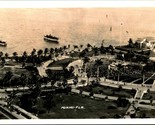 RPPC Antenna Vista Bayfront Park Amphitheater Miami Florida Fl Unp Carto... - $16.34