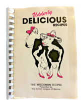 Cookbook Udderly Delicious Junior League Racine Wisconsin WI 1989 Recipe... - £9.61 GBP