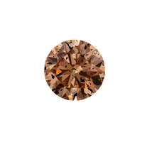 Natural Diamond 1.9mm Round Champagne Brown Color Brilliant Cut I Clarity Fancy  - £13.65 GBP