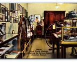 Interior Mark Twain Museum Hannibal Missouri MO UNP Chrome Postcard S10 - $1.93
