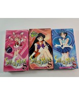 Sailor Moon S Lot of 3 SEALED New VHS Tapes (2000) Pioneer Watermarked A... - £70.39 GBP