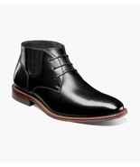 25551 Stacy Adams Leather Chukka Boot Maxwell Lace Up Plain Toe - £107.31 GBP