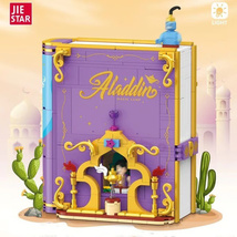 New Aladin Magic Lamp Fairytale Building Block Book Brick Set Compatible... - £63.89 GBP