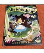 A Big Golden Book Walt Disney&#39;s ALICE IN WONDERLAND 1973 23rd Printing - €17,03 EUR