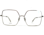 Celine Eyeglasses Frames CL50060U 016 Silver Oversized Wire Rim 56-15-145 - $346.49