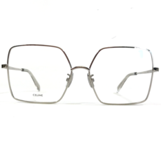Celine Eyeglasses Frames CL50060U 016 Silver Oversized Wire Rim 56-15-145 - £271.34 GBP