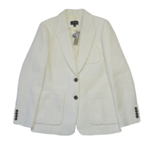 NWT J.Crew Boyfriend Blazer in Ivory Shimmer Tweed Metallic Jacket 16 $298 - £106.50 GBP