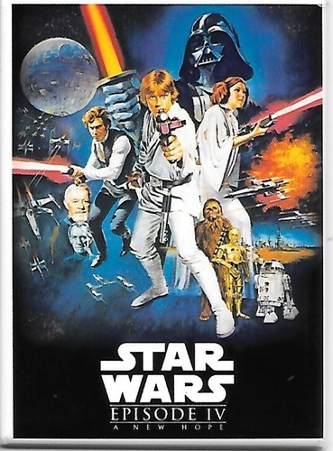 Star Wars Episode IV: A New Hope Movie Poster Image Refrigerator Magnet ... - $3.99