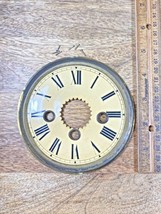 Antique Clock Dial 4 7/8 Inch Dia W/ Trim Ring (KD1721) - £19.95 GBP