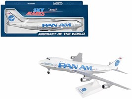 Boeing 747-100 Commercial Aircraft with Landing Gear &quot;Pan American (Pan Am) Airw - £63.87 GBP