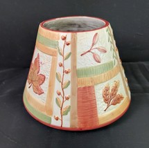 Yankee Candle &#39;Fall Harvest&quot; Votive Ceramic Lamp Shade Country Home Decor - £9.08 GBP