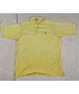 Vtg Masters Golf Polo Men&#39;s XL Shirt Slazenger Golf Shop Collection Yellow  - £25.60 GBP