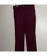 NYDJ Dark Red Straight Leg Jeans - $25.48