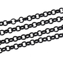 Gunmetal Chain BULK Chain for Jewelry Making Black Cable Chain Wholesale... - £7.01 GBP