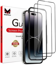  14 Pro Screen Protector Tempered Glass Compatible with Dynamic Island 2 - £24.06 GBP