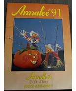 Annalee Halloween 1991 Catalog Doll pumpkin Thanksgiving - £9.77 GBP