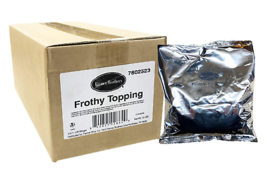 FROTHY CAPPUCCINO TOPPING 12 X 1 LB BAGS  POWDER MILK TOPPING.CREAMER MI... - £75.13 GBP