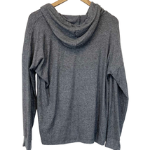 Nordstrom Freeloader Womens M Brushed Hacci Hoodie Long Sleeve Charcoal ... - £19.24 GBP