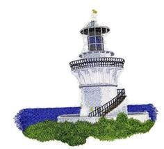 Custom and Unique Lighthouse[Sugarloaf Point Lighthouse] Embroidered Iron on/Sew - £16.45 GBP
