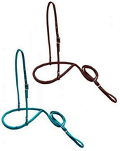 Western Saddle Horse Premium Nylon Rope Tie Down / Nose Band in COLORS! ... - £13.31 GBP