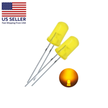 Light Emitting Diodes  (25) Yellow 5mm Round Diffused LEDs - $4.85