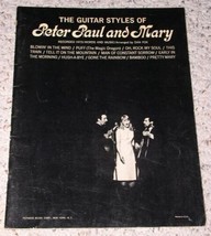 Peter Paul And Mary The Guitar Styles Of Songbook Vintage 1964 Pepamar Music - £39.95 GBP
