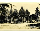 Moosehead Coffee House Cottages Real Photo Postcard Greenville Maine - £14.05 GBP