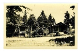 Moosehead Coffee House Cottages Real Photo Postcard Greenville Maine - £14.06 GBP
