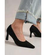 Beast Fashion Faux Suede Point Toe Pumps - $62.49