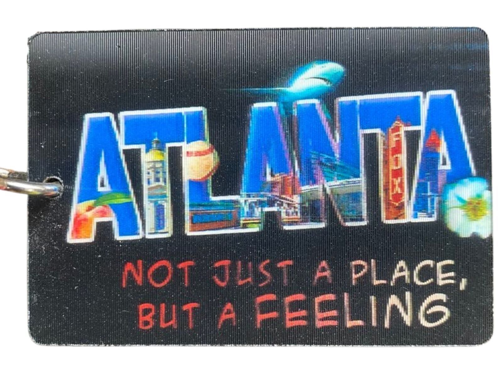 Primary image for Atlanta Not Just A Place Double Sided 3D Key Chain