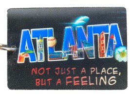 Atlanta Not Just A Place Double Sided 3D Key Chain - £5.52 GBP