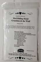 Little Red Riding Hood Grandma and the Wolf Ozark Crafts Country Pattern #910 - $9.89