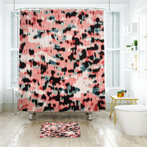 Kate Spade 01 Shower Curtain Bath Mat Bathroom Waterproof Decorative Bathroom - £18.37 GBP+