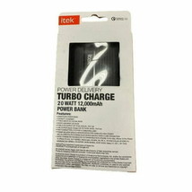 Itek Power Delivery Turbo Charge 12000 mAh Portable Power Pack - £10.86 GBP