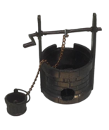 Wishing Well Bucket Metal Pencil Sharpener Miniature Works Vintage Colle... - $13.56 CAD