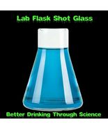 Mini Lab FLASK BEAKER SHOT GLASS Novelty Birthday Bar Drink Scientist La... - $3.93