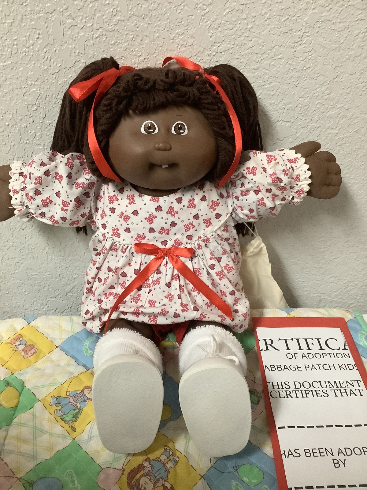 Pretty Vintage Cabbage Patch Kid Harder To Find African American Head Mold #5 - £262.82 GBP