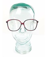 Vintage Silhouette Frame Austria Red Oval Glasses Frames Eyeglasses w/ D... - £17.00 GBP