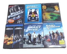 Fast &amp; Furious (Lot of 6 DVDs) Vin Diesel, Paul Walker, Dwayne Johnson 7... - $13.77