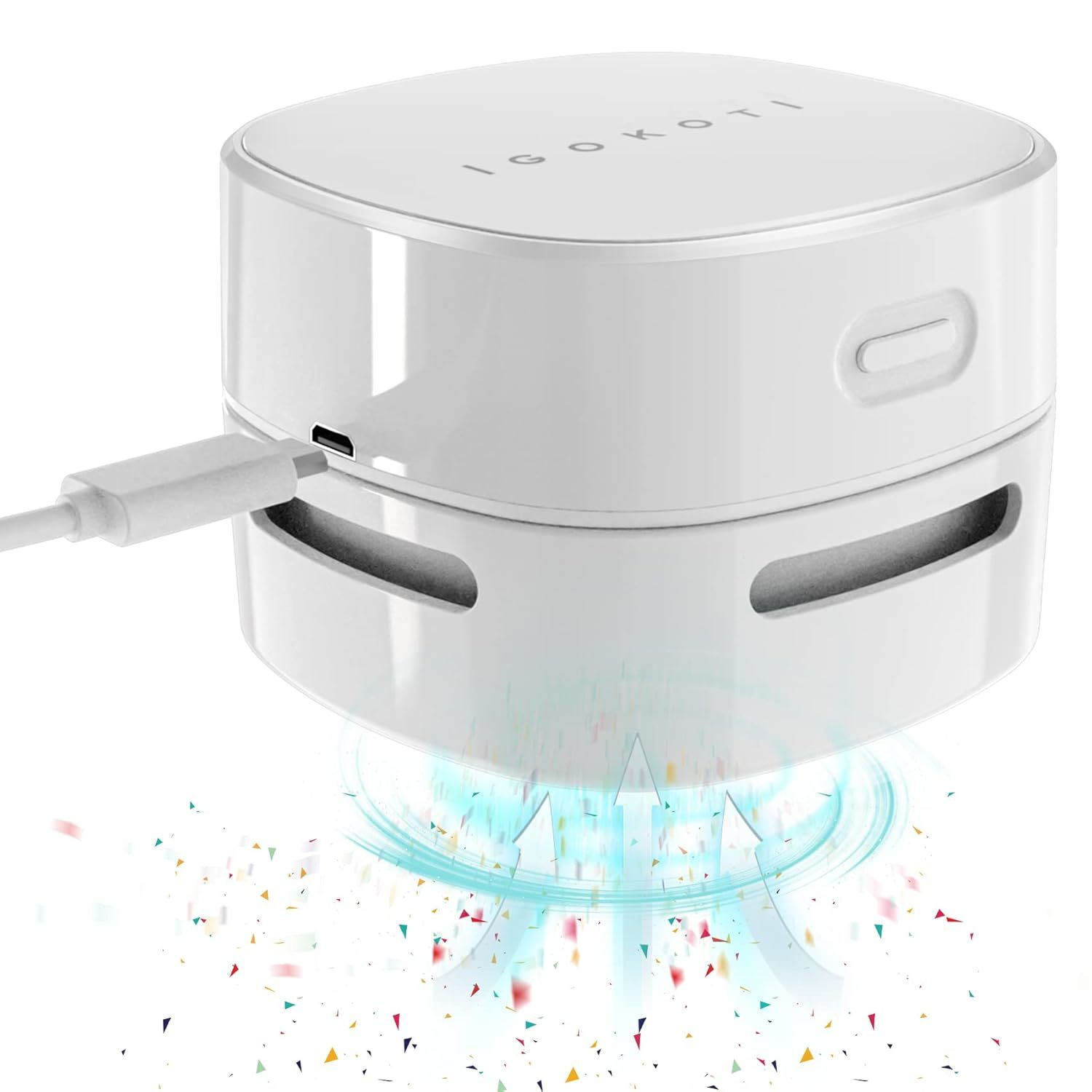 Desk Vacuum, Mini Desktop Vacuum Cleaner With Usb Charging Crumb Vacuum Cleaner