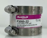 Plumbqwik 2 In. x 2 In PVC Shielded Coupling Cast-Iron to Plastic Steel ... - $8.42