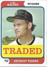 1974 Topps Traded Luke Walker 612 Tigers - £0.78 GBP