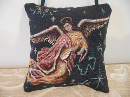 Angel Heart Pillow/Ornament / angel pillow ornament / tapestry pillow /t... - $15.00