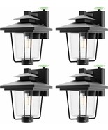 Sunco Lighting 4 Pack Cage Wall Sconce Vintage Victorian Style Matte Black - £61.49 GBP