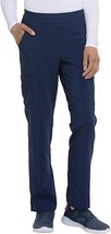 Dickies EDS Essentials Women Scrubs Pant Natural Rise Tapered Leg Pull-O... - $23.36