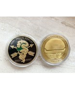 U.S. United States Army Special Forces Green Beret Gold Plated Challenge... - $272.68 MXN