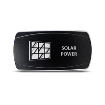 CH4x4 Rocker Switch Solar Power Symbol 3 - Horizontal - Amber LED - £13.18 GBP
