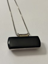 Sterling Silver Mexico Black Onyx Pendant Necklace - £56.30 GBP