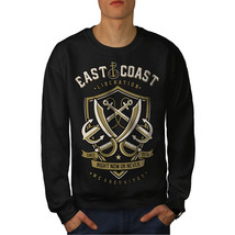 Wellcoda East Coast United Mens Sweatshirt, Liberation Casual Pullover Jumper - £23.83 GBP+